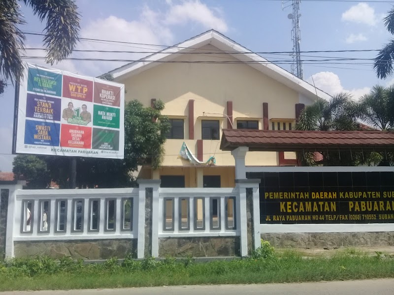 Foto Outlet Kantor Kecamatan Pabuaran di Pabuaran, Subang