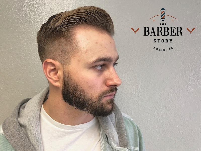 Men's haircut in Boise ID