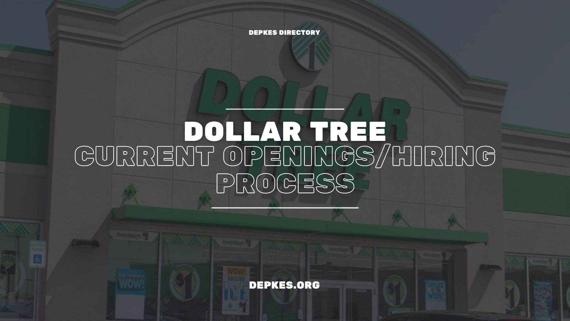 Dollar Tree Jobs 2023 Current Openings and Hiring Process
