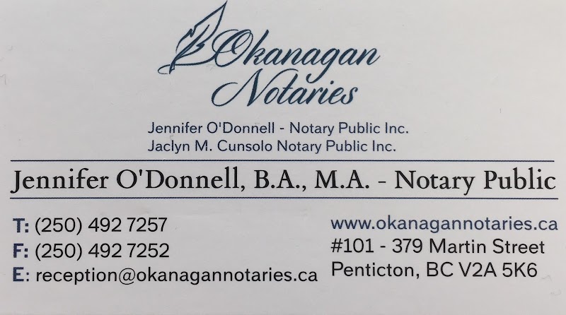 Notary Public Services in Penticton