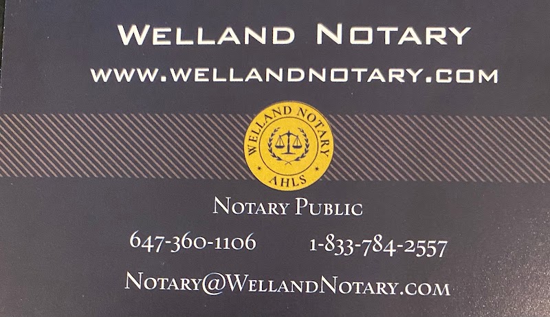Notary Public Services in Welland – Pelham
