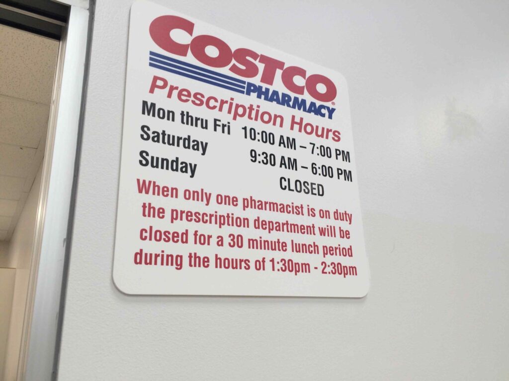 Costco Pharmacy Hours 2