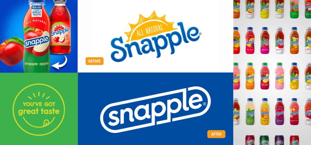 Snapple Logo Changes